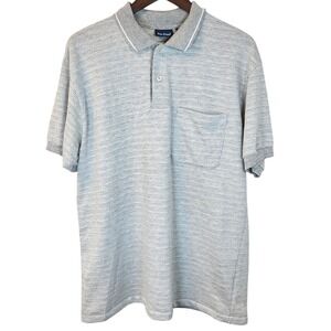 Vintage Par Four Grey Polo Shirt Large Grandpacore Old Money Golf Aesthetic